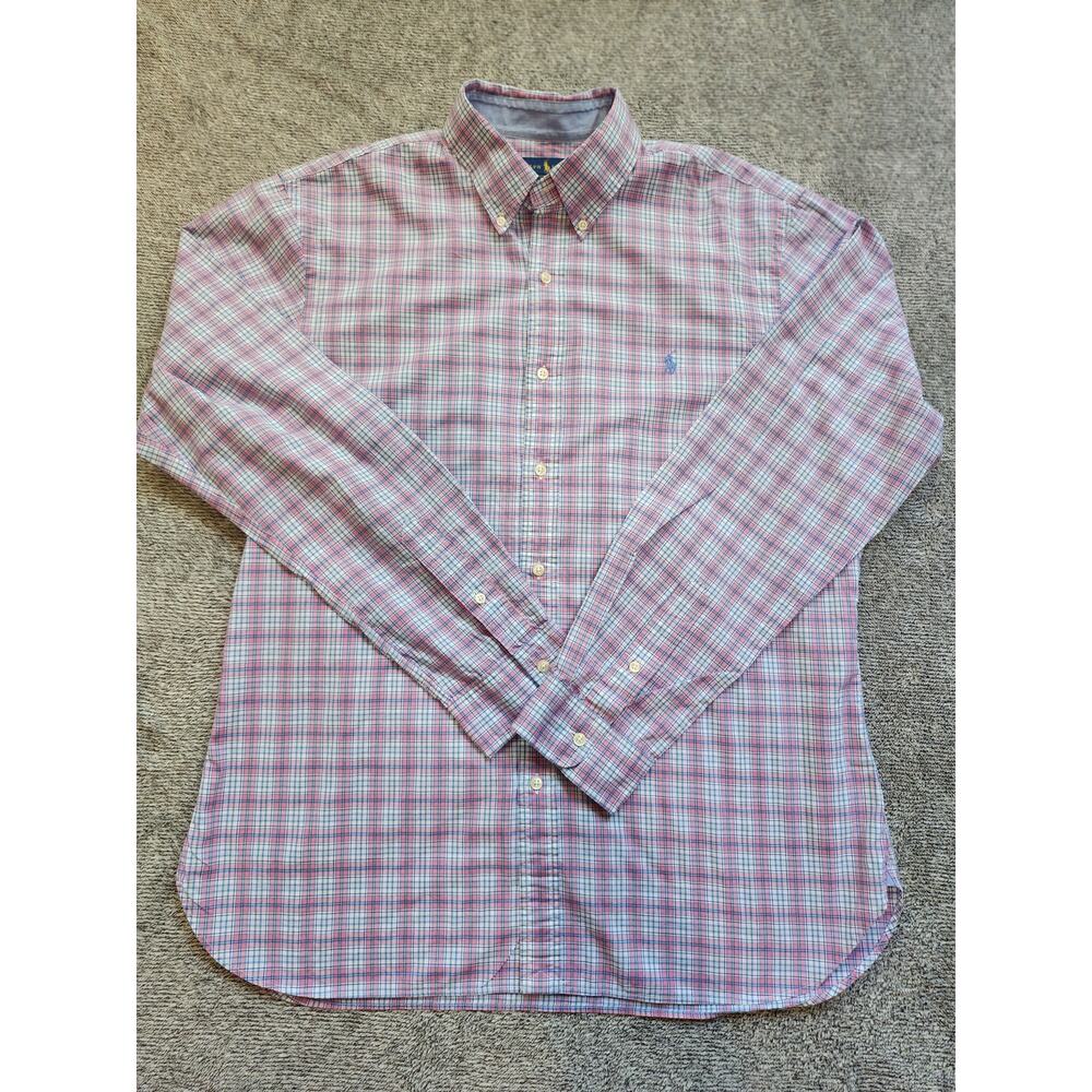 Polo‎ Ralph Lauren Men's XLarge Plaid Long Sleeve Button Down Shirt